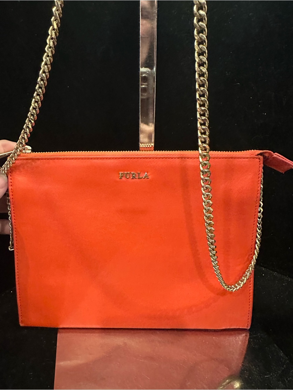 Furla # 285 Red/Orange crossbody bag